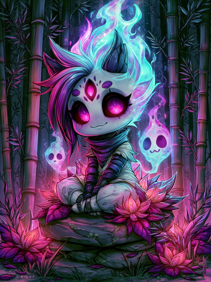 Neon Spirit Garden