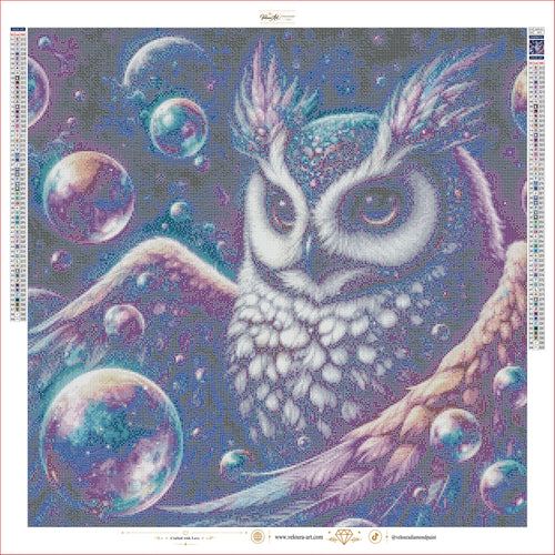 Celestial Guardian production canvas – symbol chart and color legend (VADPS-011) Ultra HD